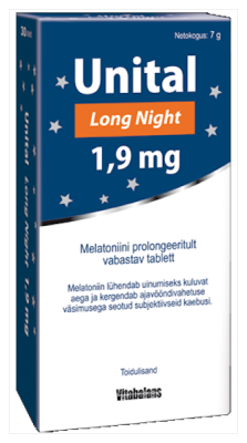 UNITAL LONG NIGHT PROLONG TBL 1,9MG N30