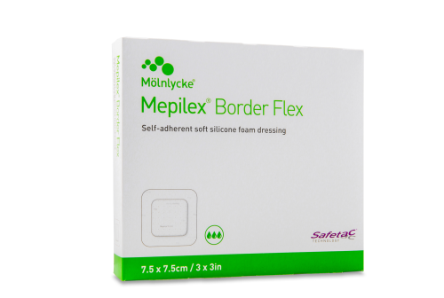 MEPILEX BORDER FLEX H.PLAASTER 7,5X7,5CM STER N5