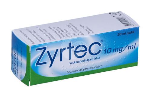 ZYRTEC SUUKAUDSED TILGAD LAHUS 10MG 1ML 20ML N1