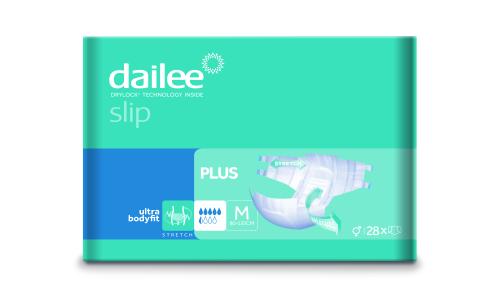 DAILEE SLIP PÜKSMÄHE PLUS M 80-135CM 2400ML N28