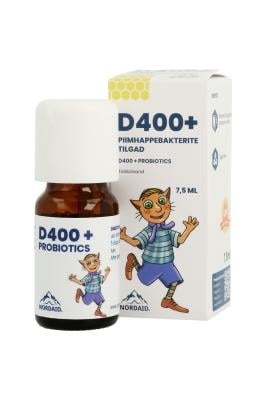 NORDAID D400 + PIIMHAPPEBAKTERI TILGAD LASTELE 7,5ML