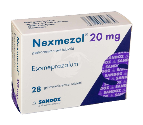 NEXMEZOL 20 MG GASTRORESIST TBL 20MG N28