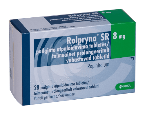 ROLPRYNA SR 8MG TOIMEAINET PROLONGEERITULT VABASTAV TBL 8MG N28