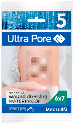 MEDRULL PLAASTER ULTRA PORE STERIILNE 6X7CM WATERPROOF N5