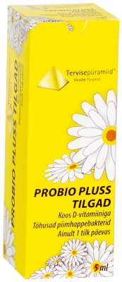 TERVISEPÜRAMIID PROBIO PLUSS TILGAD VITAMIIN D-GA 5ML