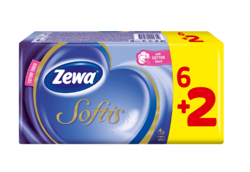 ZEWA SOFTIS PABERTASKURÄTIKUD REGULAR 4-KIHILINE N6+N2