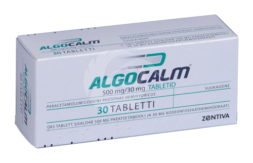 ALGOCALM TBL 30MG+500MG N30
