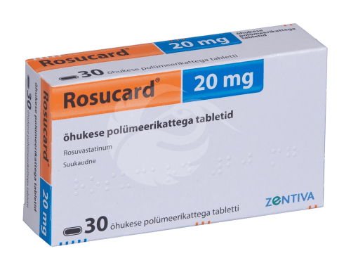 ROSUCARD 20MG ÕHUKE POLÜMEERKATTEGA TBL 20MG N30