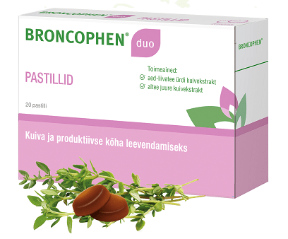 BRONCOPHEN DUO PASTILL 51.1MG+4.5MG N20