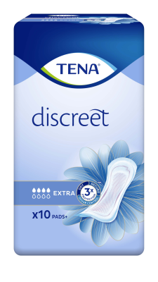 TENA DISCREET SIDE EXTRA 500ML N10
