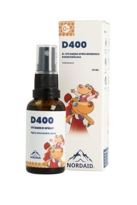 NORDAID VITAMIIN D SUUKAUDNE SPREI IMIKUTELE KOOKOSÕLIGA 10MCG 30ML