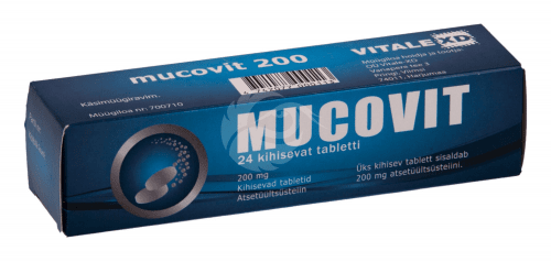 MUCOVIT KIHISEV TBL. 200MG N24
