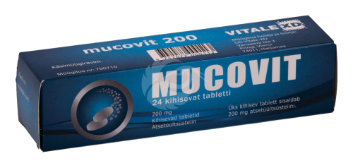 MUCOVIT KIHISEV TBL. 200MG N24