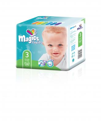 MAGICS FLEXIDRY MÄHKMED LASTELE MIDI 6-10KG N36