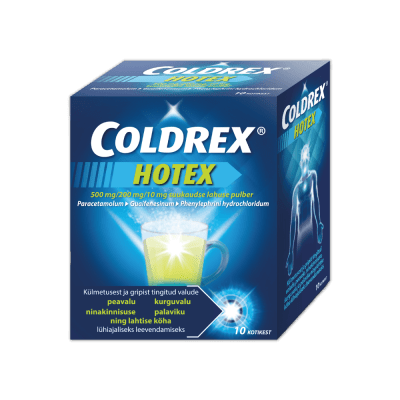 COLDREX HOTEX SUUKAUDNE LAHUSE PULBER 500MG+200MG+10MG N10