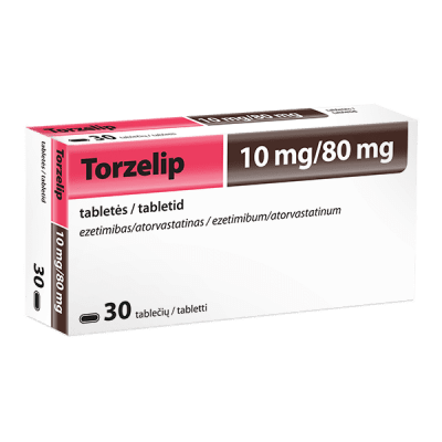 TORZELIP TBL 80MG+10MG N30