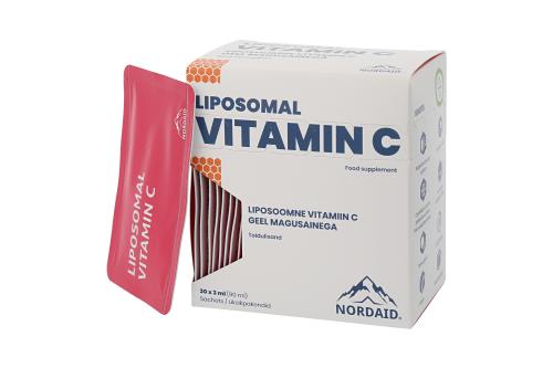 NORDAID LIPOSOOMNE VITAMIIN C VEDELIK 1000MG 3ML N30