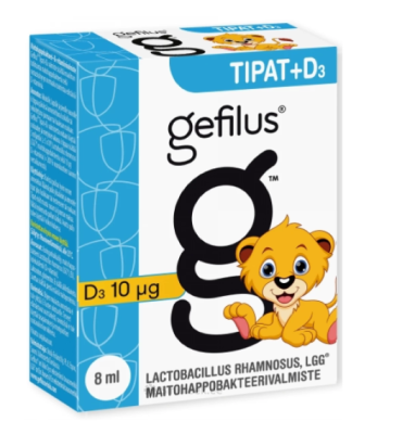 GEFILUS LGG TILGAD + VITAMIIN D 8ML