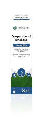 LIVSANE NINASPREI ISOTOONILINE DEKSPANTENOOLIGA 20ML