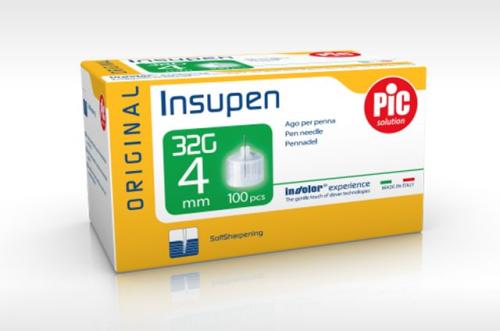 INSUPEN ORIGINAL 32G - 0.23 MM 4 MM N100
