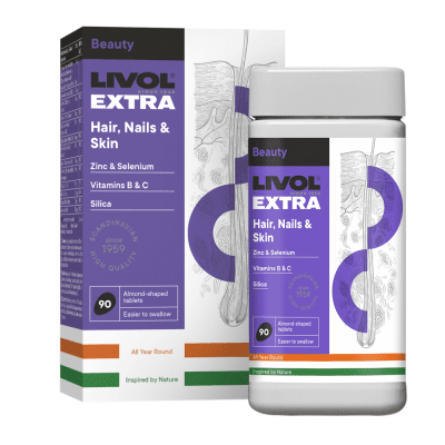LIVOL EXTRA HAIR, NAILS, SKIN TBL N90