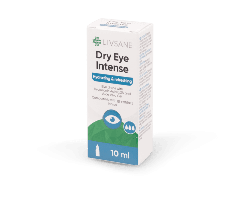 LIVSANE SILMATILGAD KUIVADELE SILMADELE INTENSIIVSED 10ML