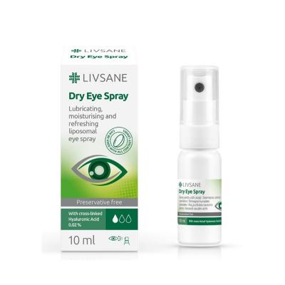 LIVSANE SILMATILGAD KUIVADELE SILMADELE SPREI 10ML
