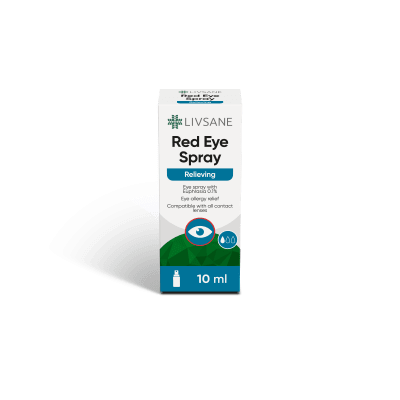 LIVSANE SILMATILGAD PUNETAV. SILMADELE SPREI 10ML