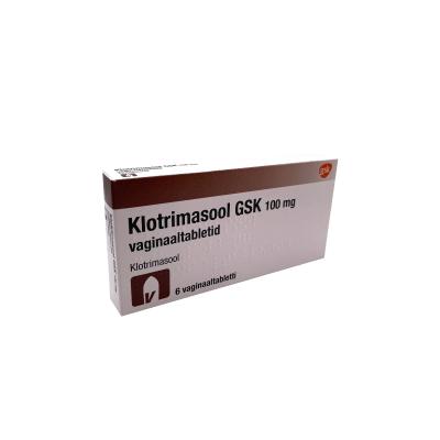 KLOTRIMASOOL GSK VAGINAALNE TBL. 100MG N6, (TML)