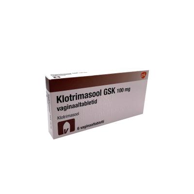 KLOTRIMASOOL GSK VAGINAALNE TBL. 100MG N6, (TML)