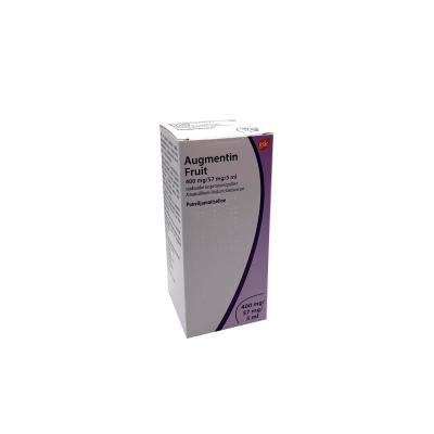 AUGMENTIN FRUIT SUUKAUDNE SUSPENSIOON ENSOONI PULBER 80MG+11.4MG 1ML 70ML N1