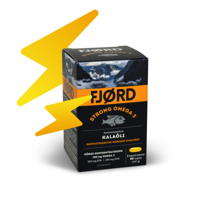 FJORD STRONG OMEGA-3 KALAÕLI KAPSLID N80