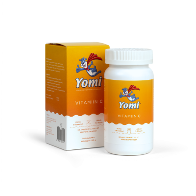 YOMI VITAMIIN C APELSINIMAITSELINE KARUKE N60