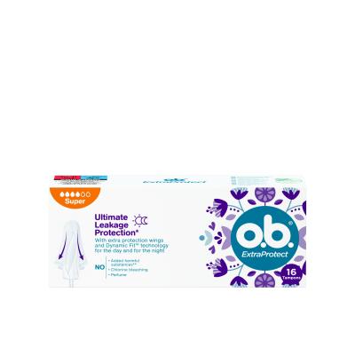 O.B. EXTRA PROTECT HÜGIEENILISED TAMPOONID SUPER N16