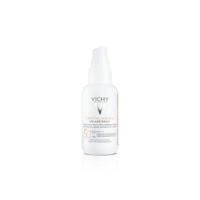 VICHY CS PÄIKESEKAITSEEMULSIOON SPF50 NÄOLE TOONIV UVA 40ML