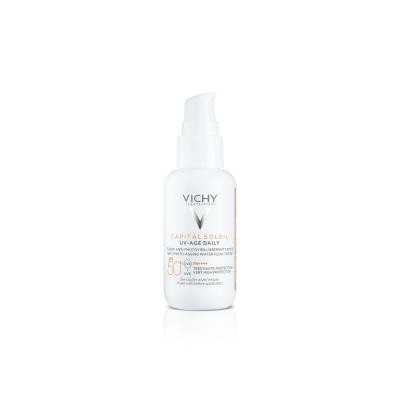 VICHY CS PÄIKESEKAITSEEMULSIOON  SPF50 NÄOLE TOONIV UVA 40ML