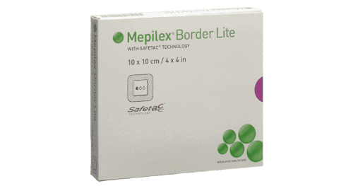 MEPILEX BORDER FLEX LITE SILIK.PLAASTER 10X10CM STER N5