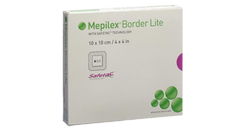 MEPILEX BORDER FLEX LITE SILIK.PLAASTER 10X10CM STER N5