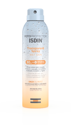 ISDIN PÄIKESEKAITSE AEROSOOL MÄRJALE NAHALE SPF50 250ML