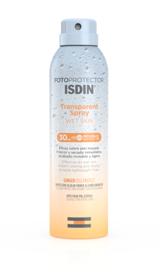 ISDIN PÄIKESEKAITSE AEROSOOL MÄRJALE NAHALE SPF50 250ML