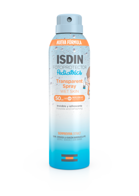 ISDIN PÄIKESEKAITSE AEROSOOL VEEKINDEL SPF50 LASTELE 250ML