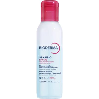 BIODERMA SENSIBIO H2O MITS. SILMAMEIGIEEMALDAJA 125ML