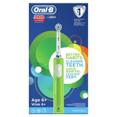 ORAL-B ELEKTRILINE HAMBAHARI PRO JUNIOR 6+ SENSITIVE GREEN