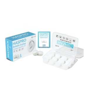 HASPRO SILIKOONIST KÕRVATROPID NEUTRAALSED 27DB 6PAARI