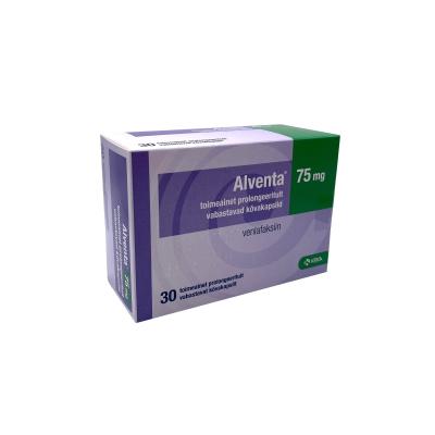 ALVENTA TOIMEA. PROLONG. VAB. KÕVAKAPS. 75MG N30,