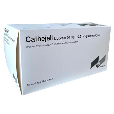 CATHEJELL LIDOCAIN GEEL 20MG+0.5MG 1G 12.5G N25