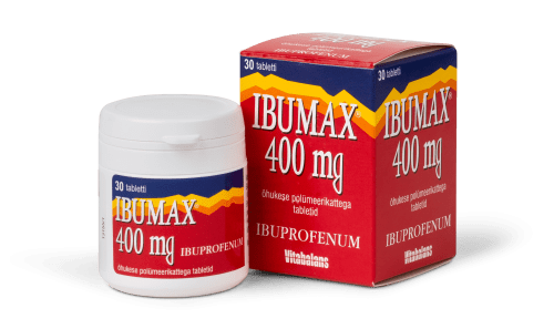 IBUMAX ÕHUKE POLÜMÜÜERKATTEGA TABLETT 400MG (PURK) N30