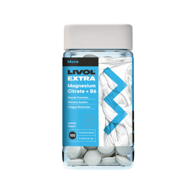 LIVOL EXTRA MAGNEESIUMTSITRAAT +B6 NÄRIMISTBL SIDRUNI N100