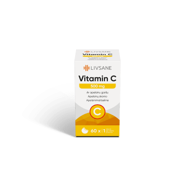LIVSANE VITAMIIN C NÄRIMISTBL 500MG N60