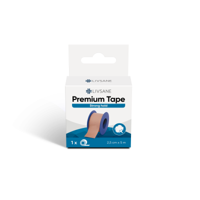 LIVSANE RULLPLAASTER PREMIUM 2,5CMX5M NAHAVÄRVI LÕIGATAV